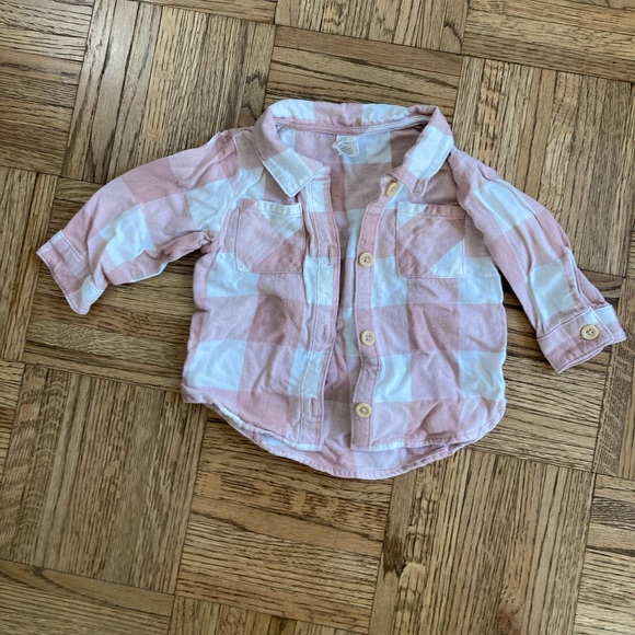 H&M Girls Plaid Shirt - Picture 2 of 2